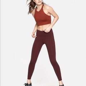 Outdoor Voices Sprint Thermal Legging Burgundy